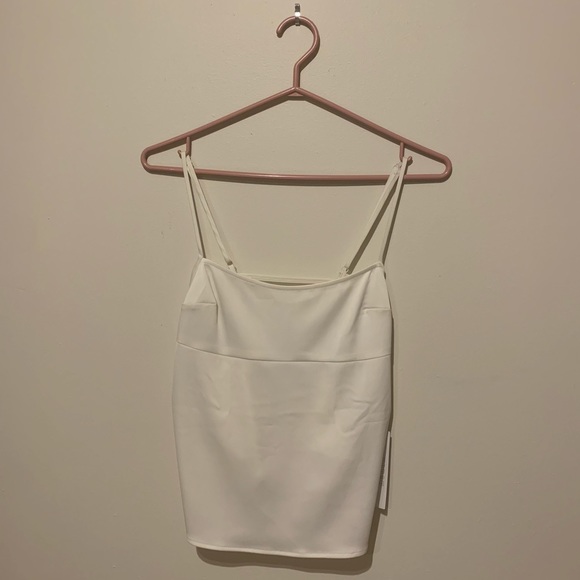 URBAN OUTFITTERS WHITE STRAPPY BACK CAMI (ADRIANA) - Picture 4 of 9